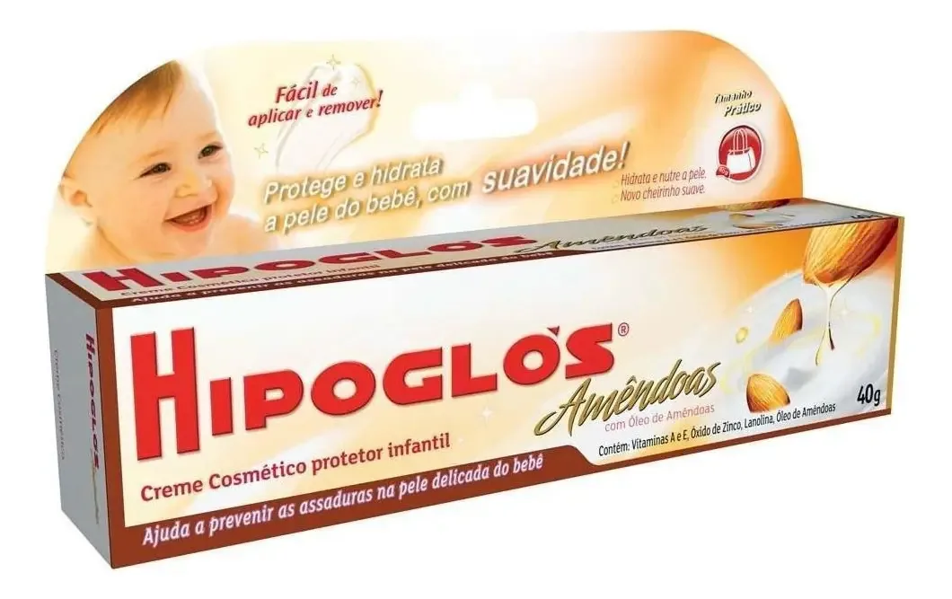 Kit Com 03 - Hipoglós Amêndoas - Preventivo / Assaduras- 40g