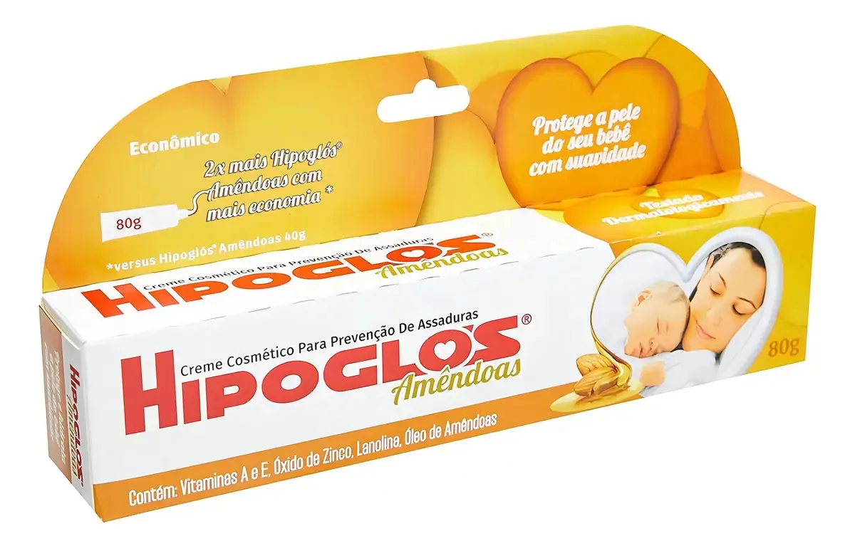 Kit Com 02 - Hipoglós Amêndoas-creme Preventivo / Assaduras