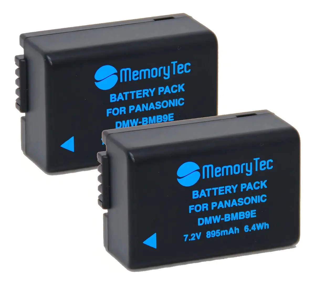 Baterias Recarregáveis MemoryTec BMB9 895mAh Para Panasonic Lumix