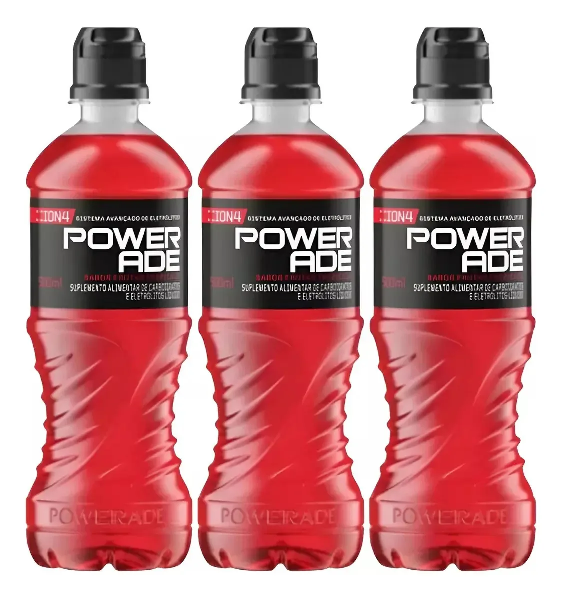 Kit 3 Isotônico Powerade Frutas Tropicais 500ml