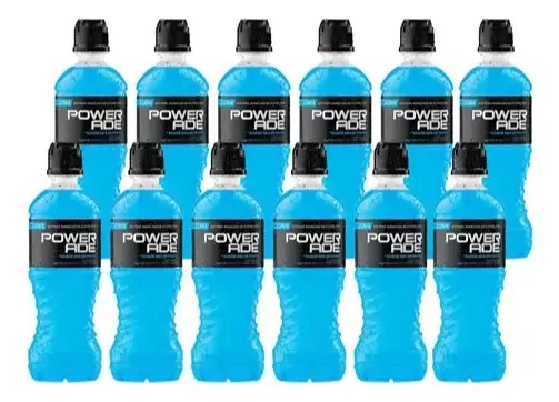 Kit 12 Isotônico Powerade Sabor Mix De Frutas 500ml