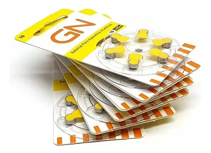 30 Pilhas Baterias Aparelho Auditivo Gn Resound 10