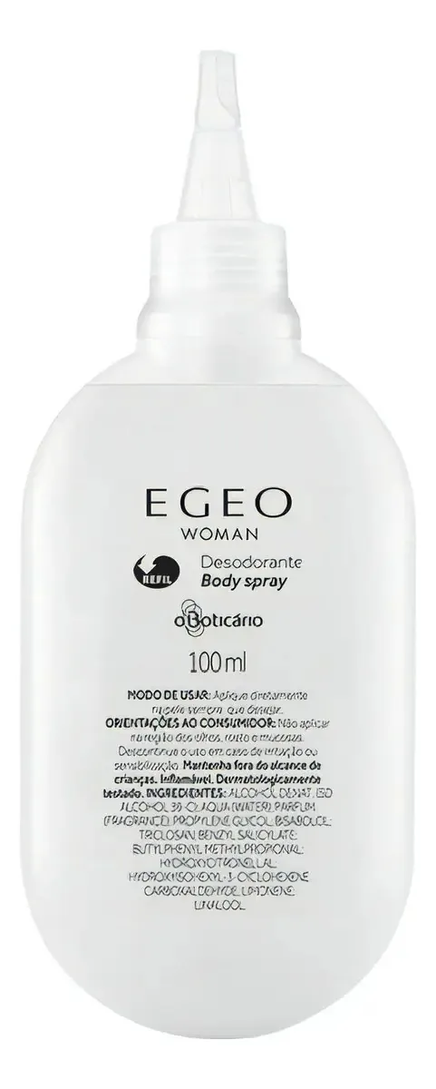 Desodorante em spray Boticário Body Spray Egeo 100 ml