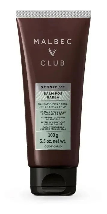 Balm Pós Barba Malbec Club Sensitive 100g O Boticario