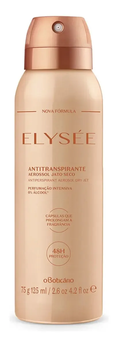 Antitranspirante em aerossol O Boticário Spray chypre amadeirado