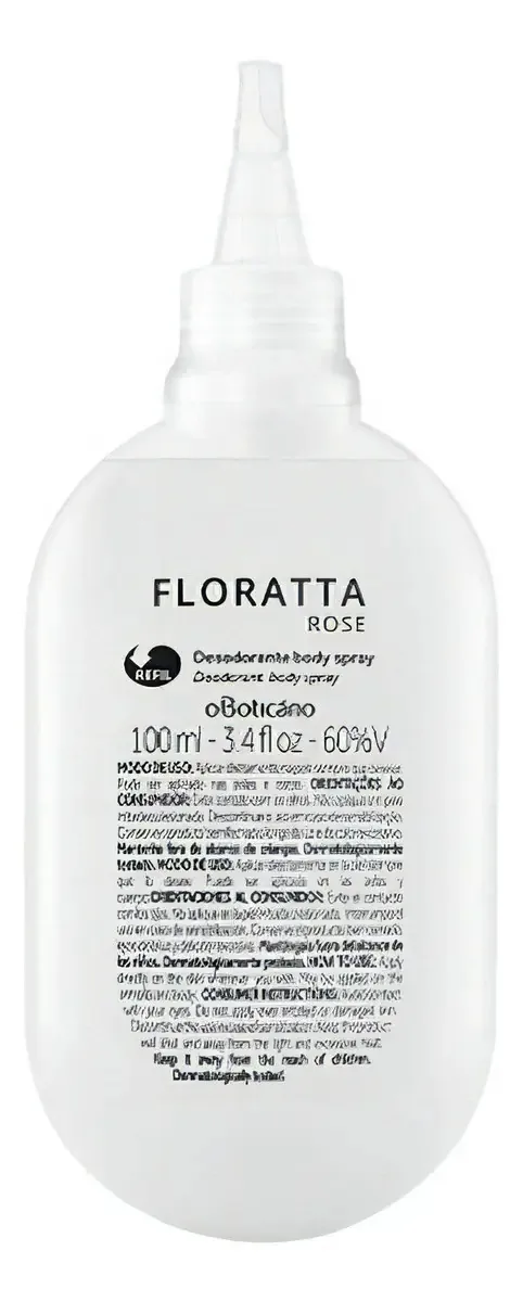 Desodorante em spray Boticário Body Spray Floratta Rose 100 ml