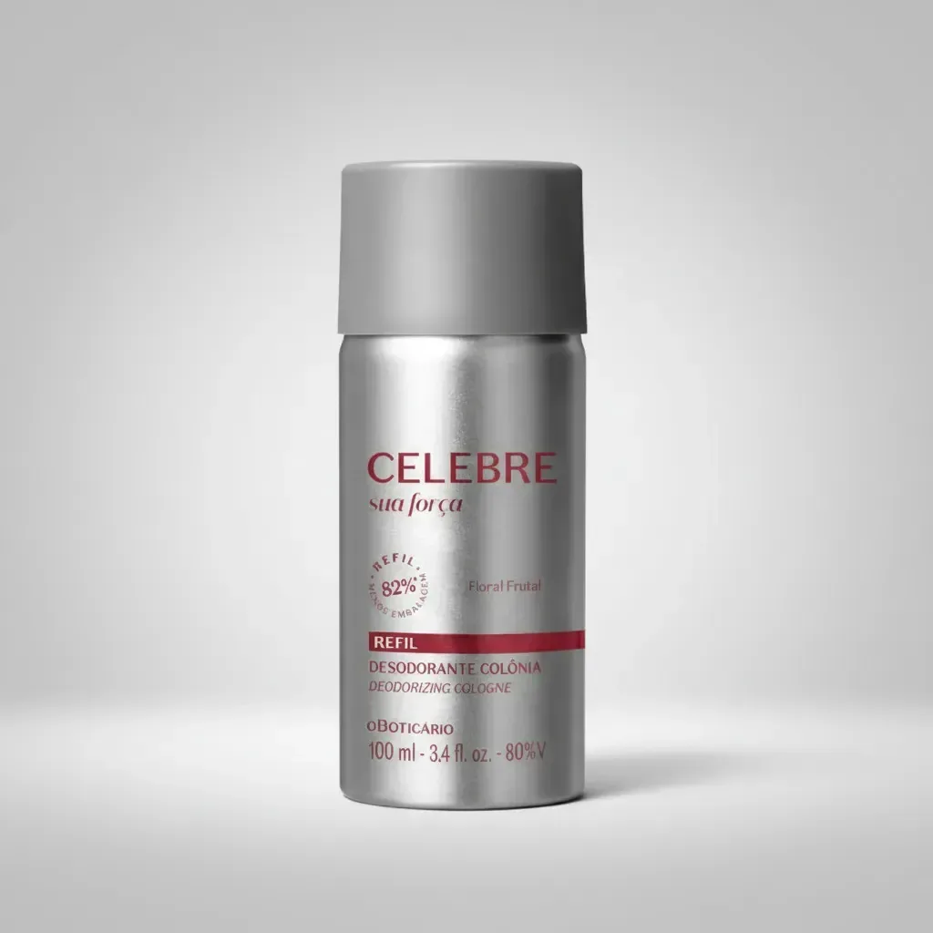 Refil Perfume Feminino Boticário Celebre Sua Força 100ml Recarregável