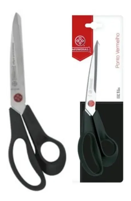 Tesoura Costura Reforcada Ponto Vermelho Mundial 690n-10
