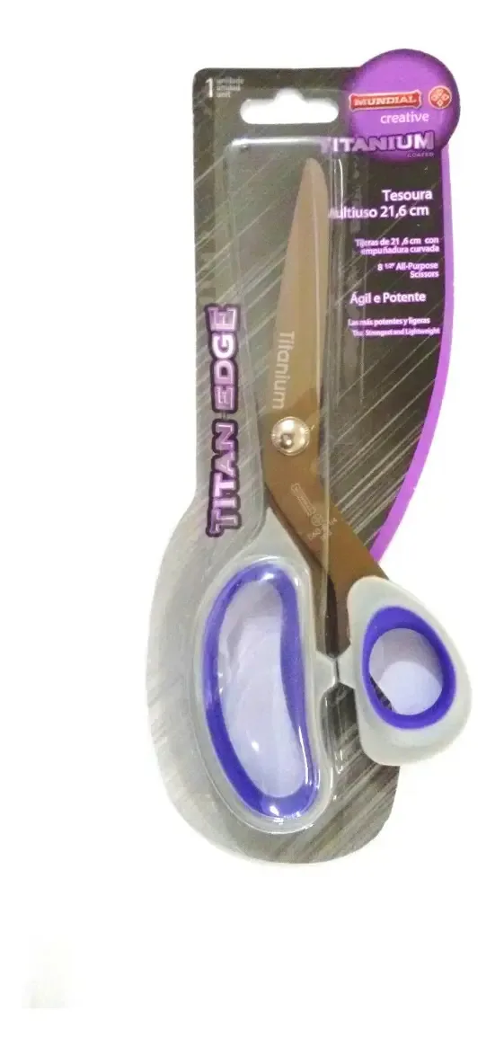 Tesoura Costura Multiuso Titanium Mundial 21,6cm 560-8 1/2