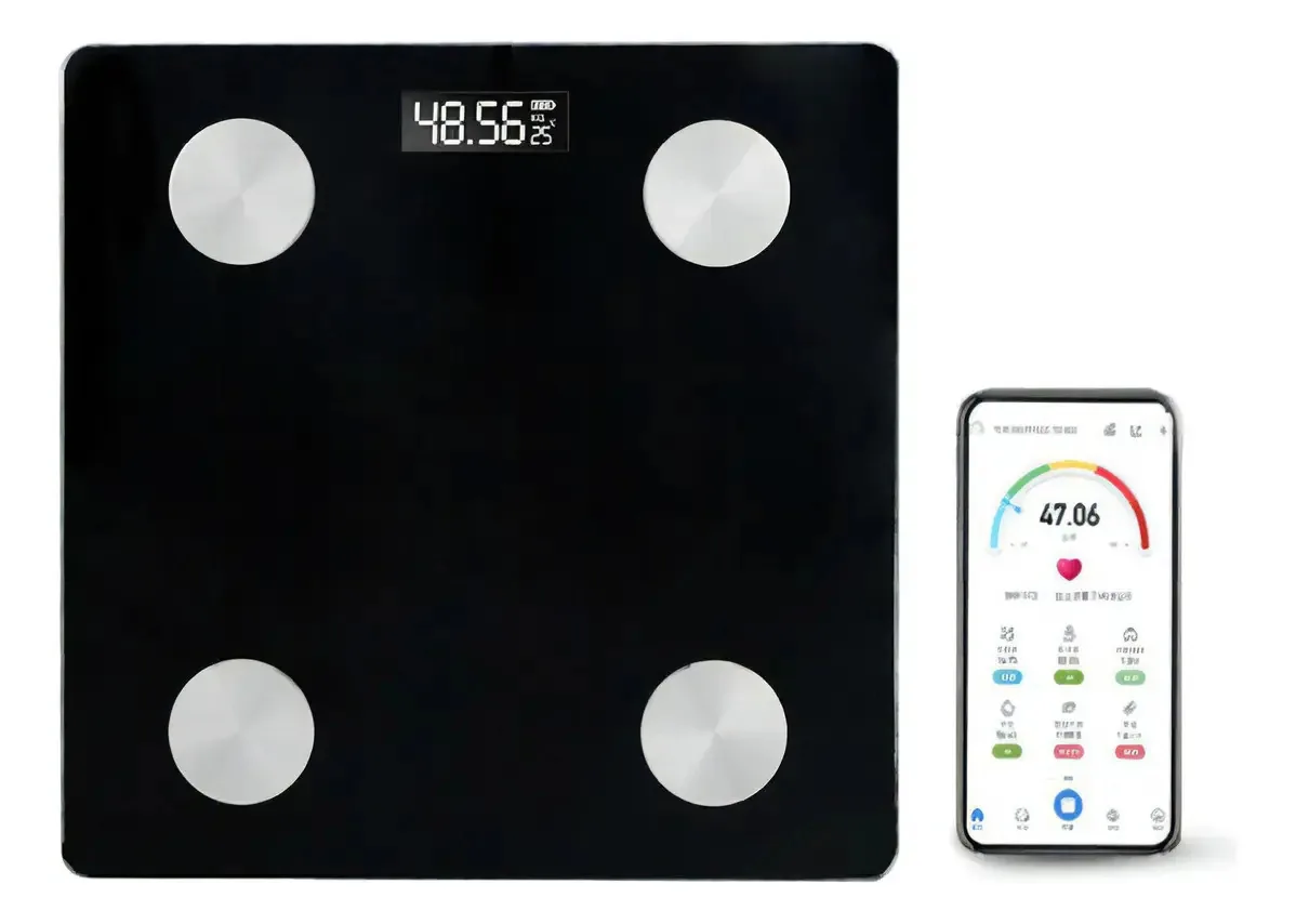 Balança Corporal Inteligente Bioimpedância App Bluetooth