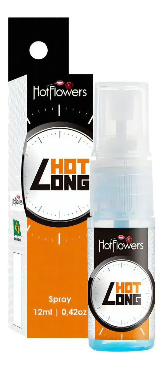 Excitante Masculino Hot Long Em Spray 12ml