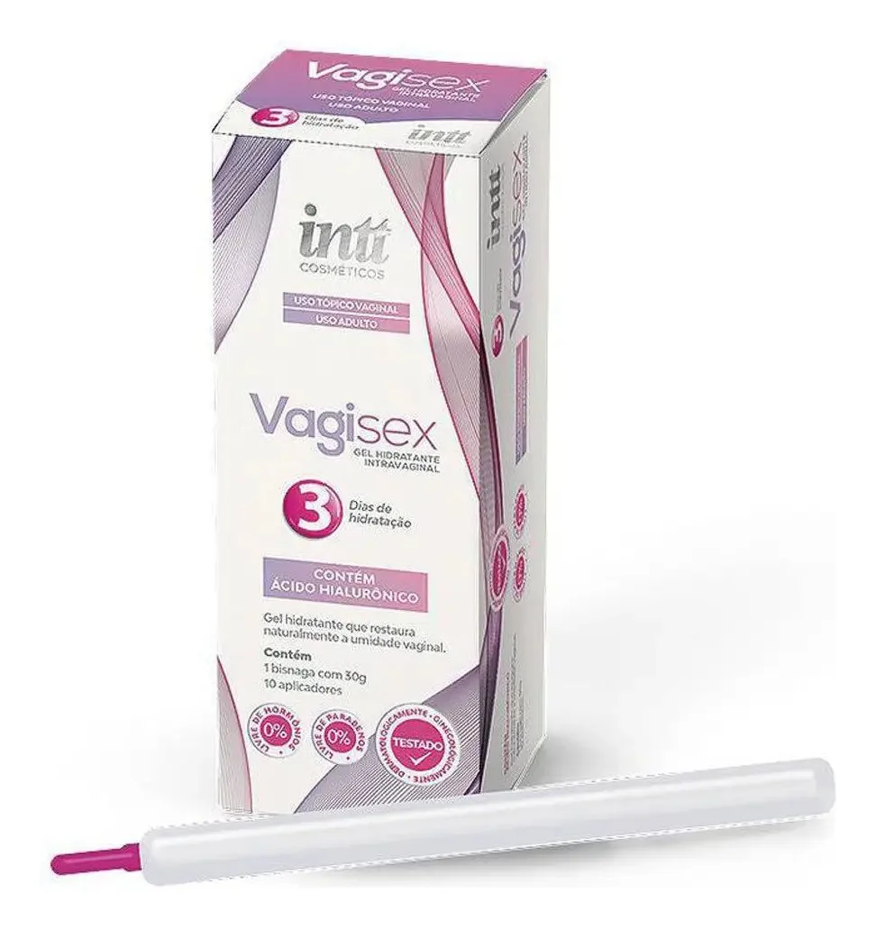 Vagisex Gel Lubrificante Hidratante Intravaginal 30g