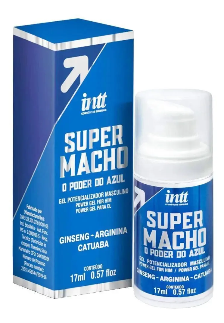Gel Excitante Masculino Super Macho 17ml