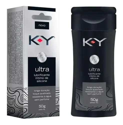 Gel Lubrificante Intímo Ky Ultra Siliconado