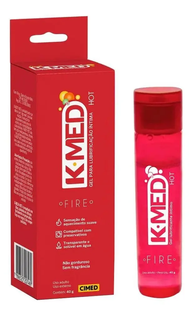 Lubrificante Íntimo K-med Hot 40g
