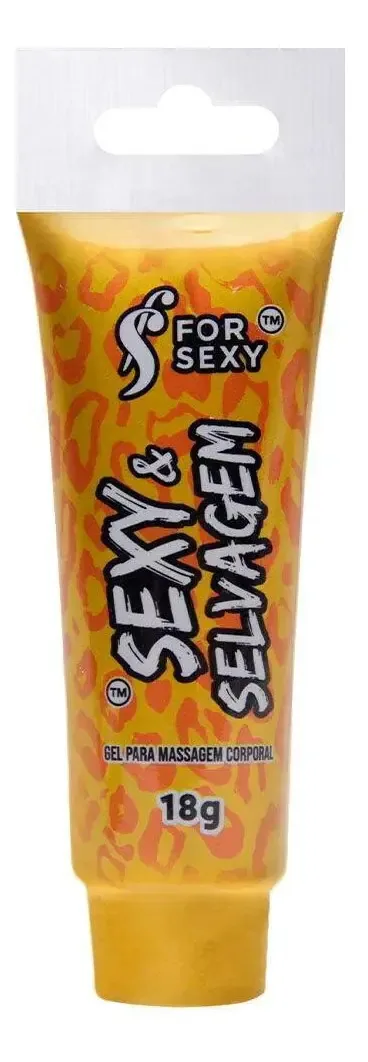 Gel Excitante Multisensações Para Massagem Íntima Com 18g For Sexy