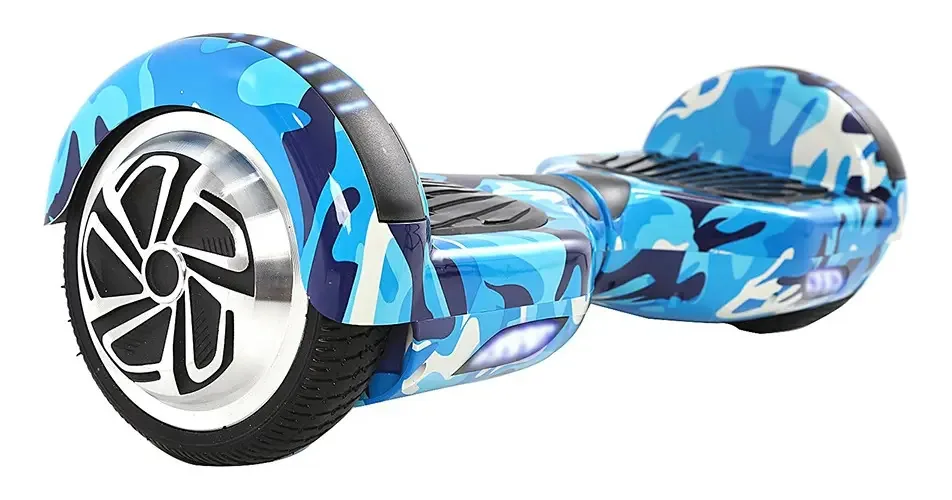 Hoverboard 6,5 Azul Camuflado Hoverboardx Scooter Elétrico