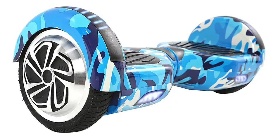 Hoverboard Skate Elétrico 6,5 Azul Militar Bluetooth