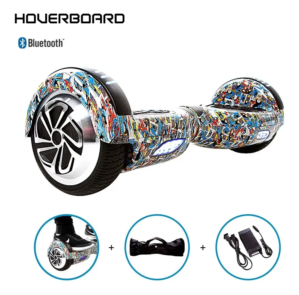 Esqueite Elétrico 6,5 Liga Da Justiça Hoverboard Bluetooth