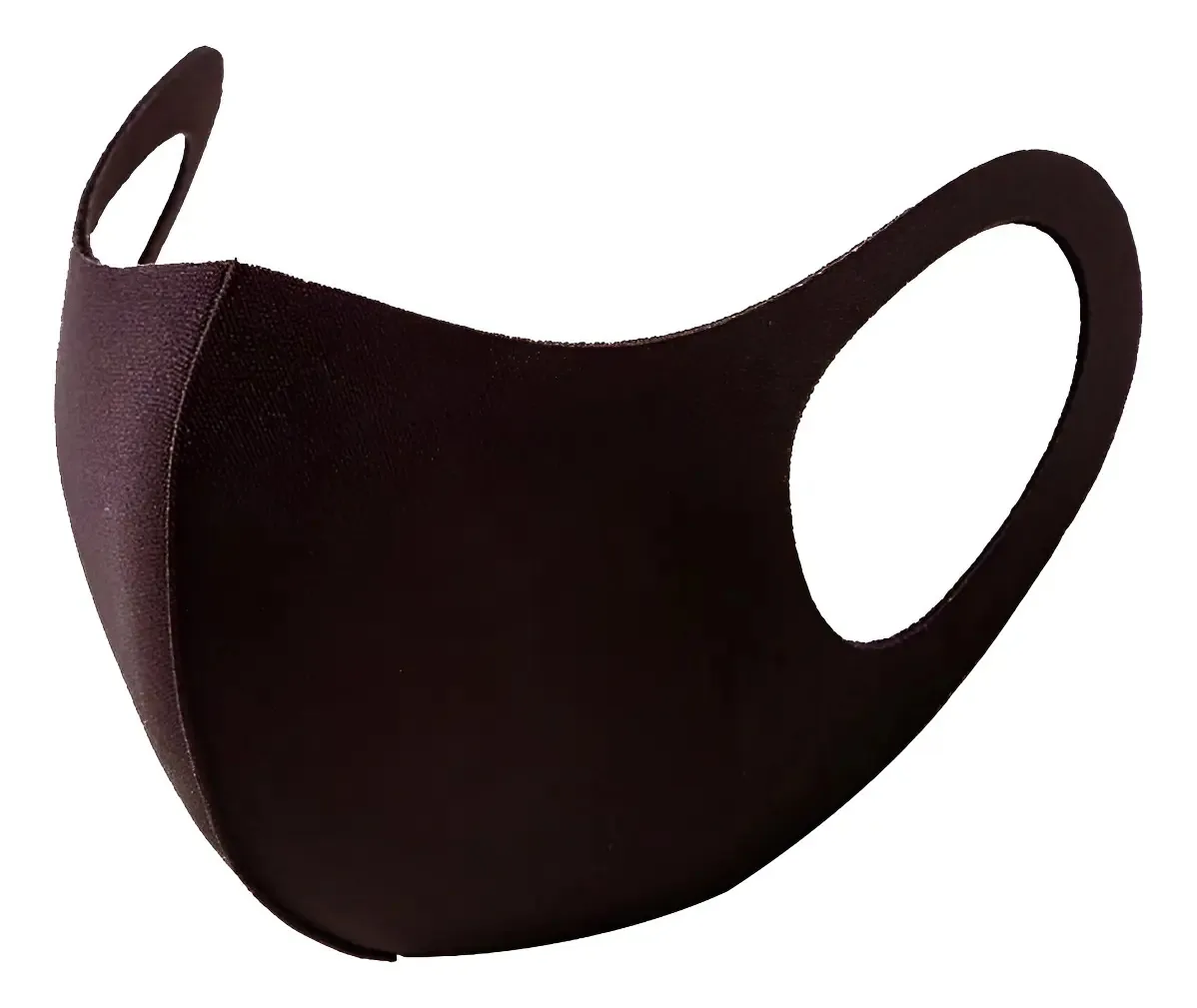Máscara Reutilizável Neoprene Marrom Lavável Cuidado Pessoal