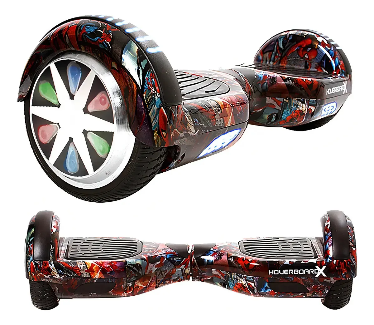 Esqueite Elétrico 6,5 Hq Homem Aranha Hoverboard Bluetooth