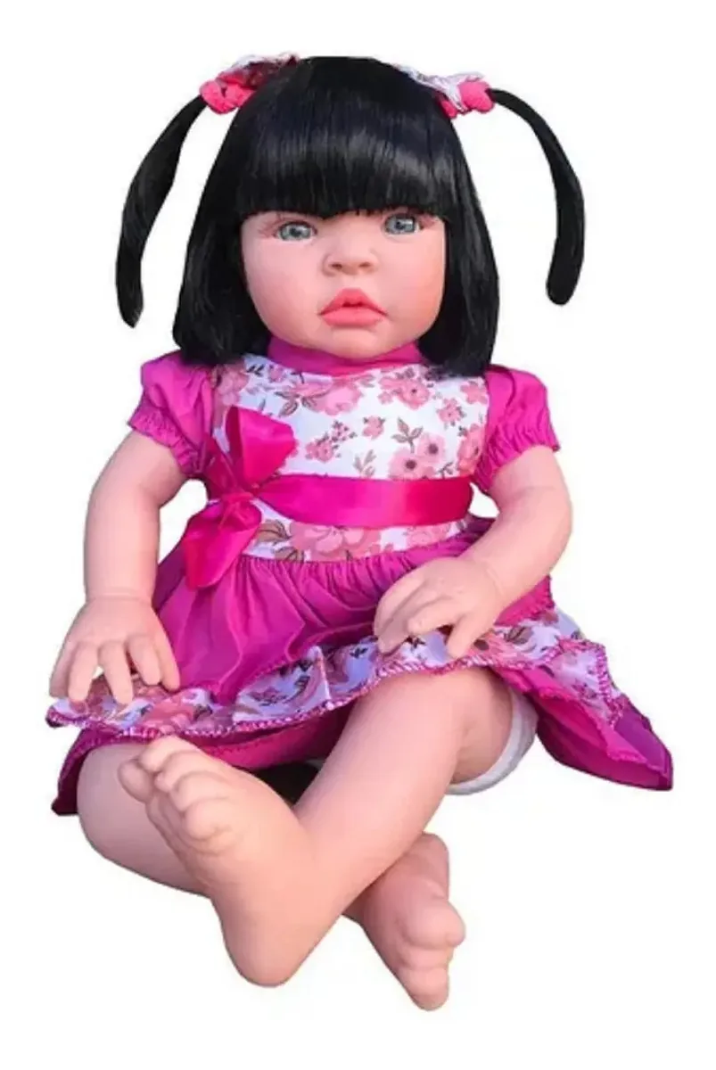 Boneca Bebe Tipo Reborn Completa Barata