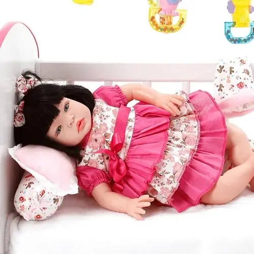 Bebe Reborn Balone Vermelho Luxo Cegonha Reborn Dolls