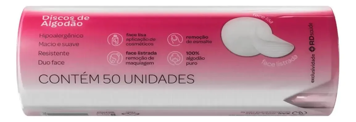 Algodão Disco Com 50un Needs Beauty