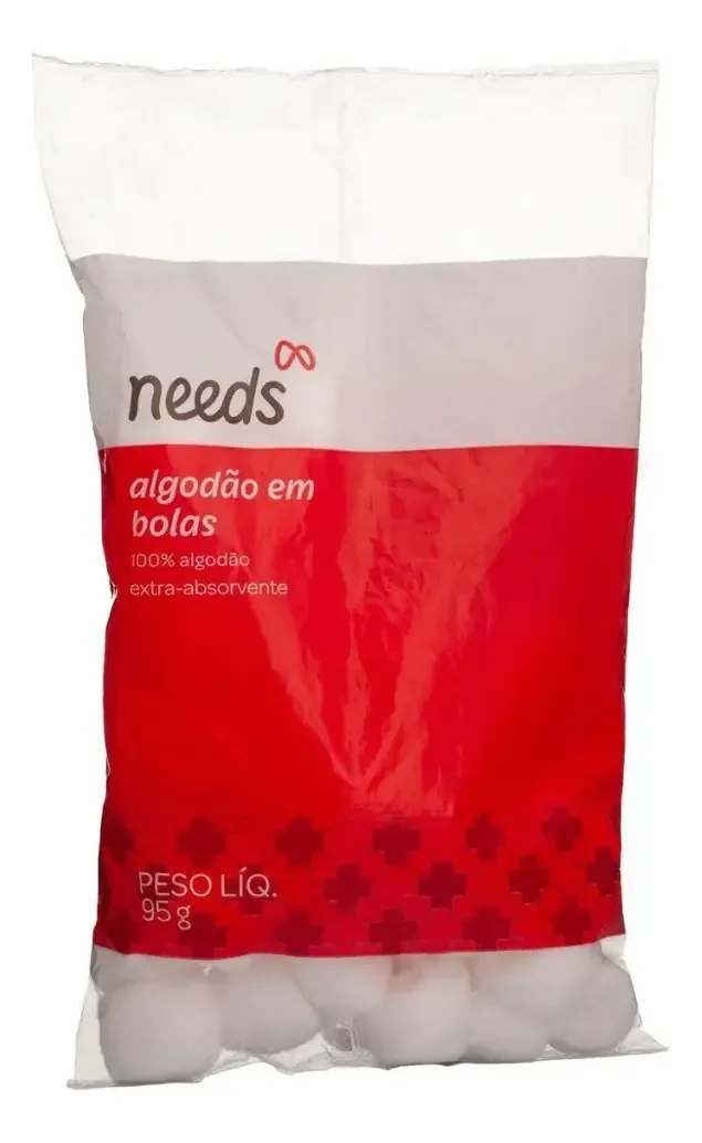 Algodão Bola 95gr Cada Needs