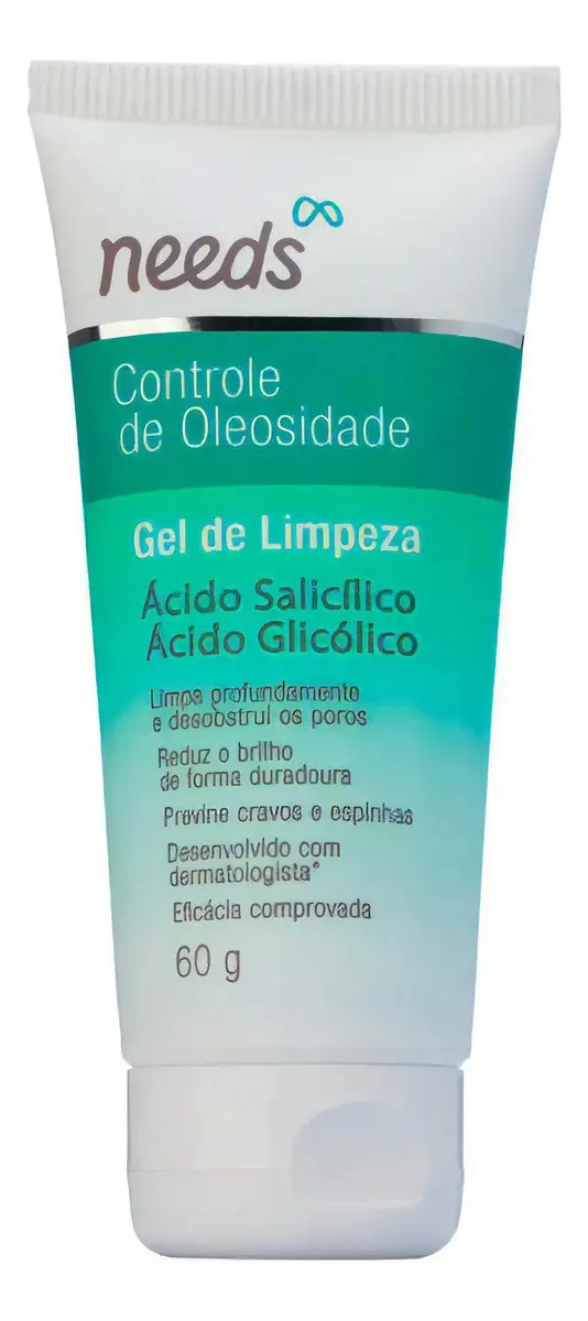 Gel de Limpeza Facial Needs Controle de Oleosidade 60g