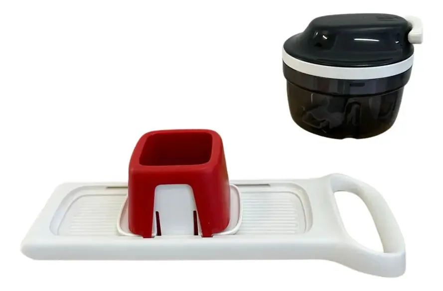 Tupperware Turbo Chef Processador E Mini Chef Fatiador
