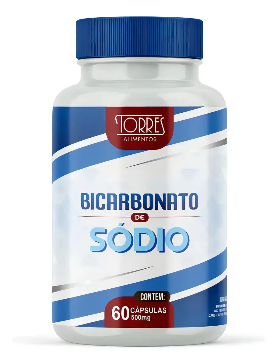 Bicarbonato De Sódio Torres 60 Cápsulas De 500mg