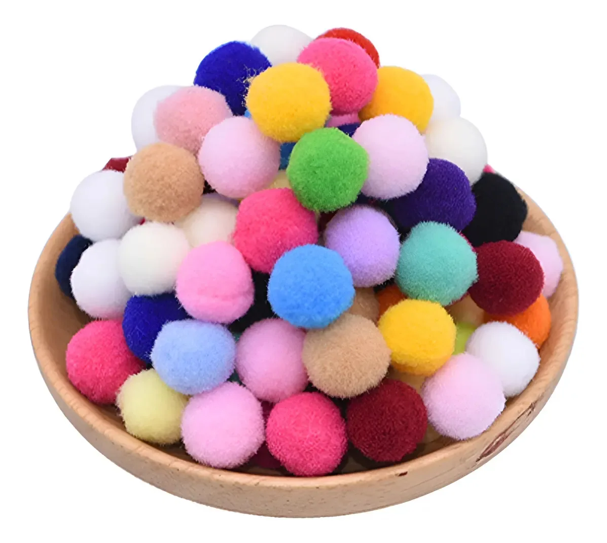 Pompom Bolinha 2cm - 100 Unidades Ro.141007 Cor Sortido Escuro