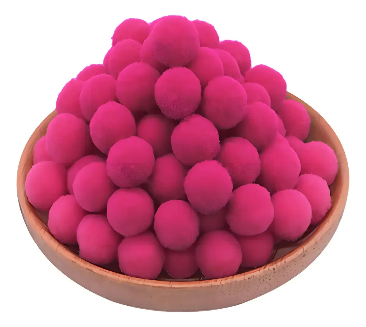 Pompom Bolinha 2cm - 100 Unidades Ro.141007 Cor Pink 195