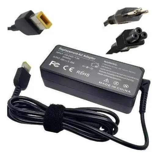 Carregador Lenovo L440 65w - Plug Retangular