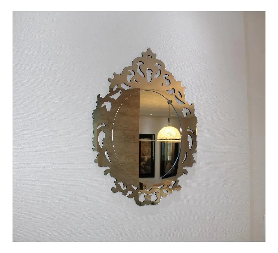 Kit Espelhos Decorativos Venezianos Ddek Cagliari 3 Peças