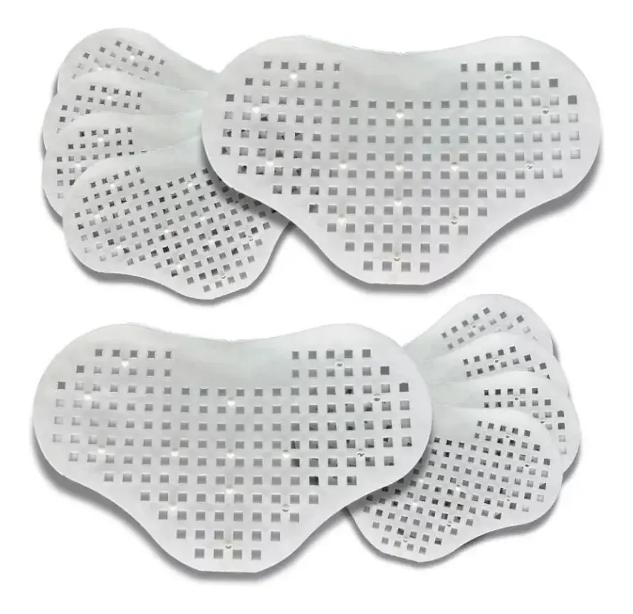 Tela Para Mictório Trilha Aroma Limão PVC Durável 5 Unidades