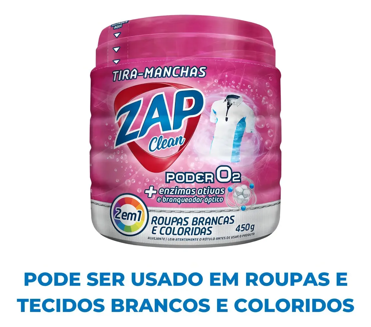 Alvejante Tira Manchas Roupas Brancas E Coloridas