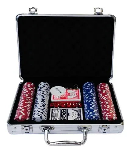 Maleta Poker Profissional 200 Fichas Numerada