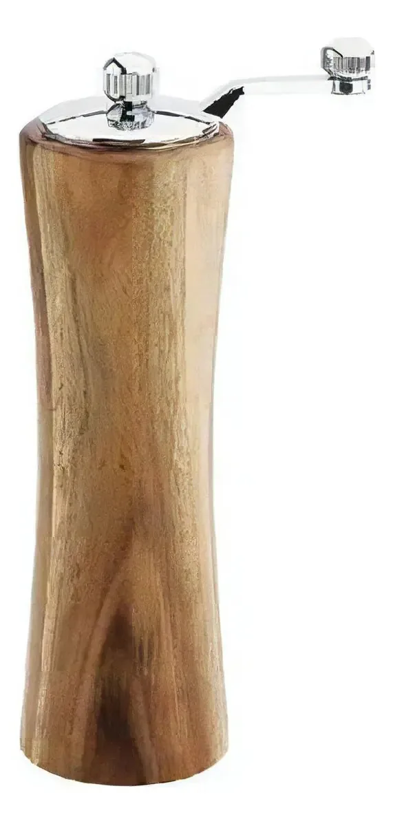Moedor Madeira Slim De Sal Pimenta