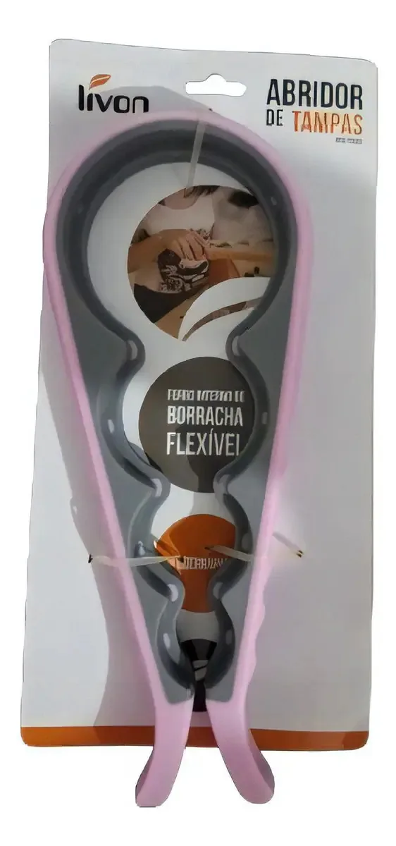 Abridor De Latas Frascos Universal Silicone Potes Vasilha
