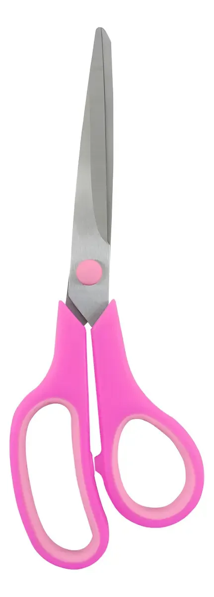 Tesoura Costura Profissional Círculo Comfort 24,1cm Inox Rosa