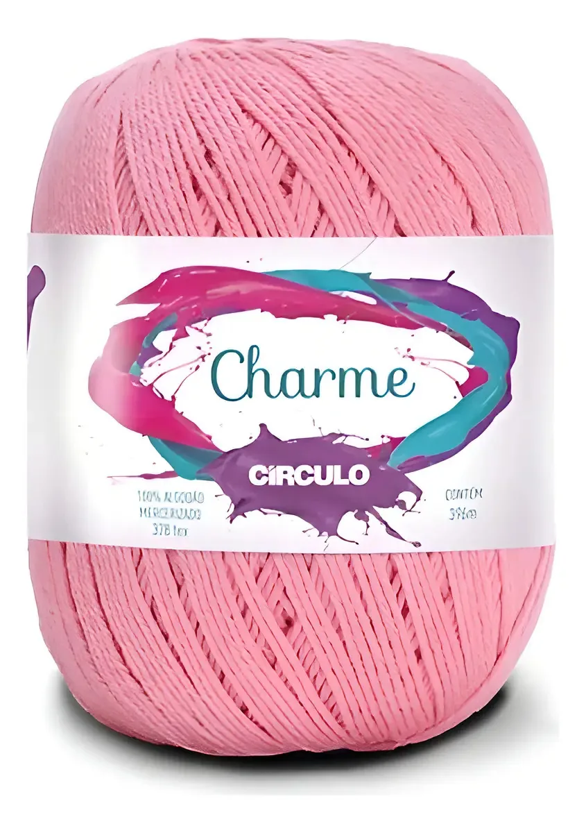 Linha Charme Artesanato Em Crochê E Tricô - Circulo Cor 3128 - CUPIDO