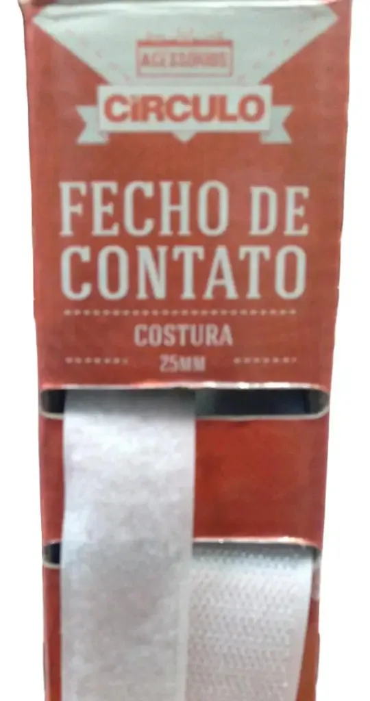 Fecho Cont Circulo 25mm Cor Branco 271225.8001
