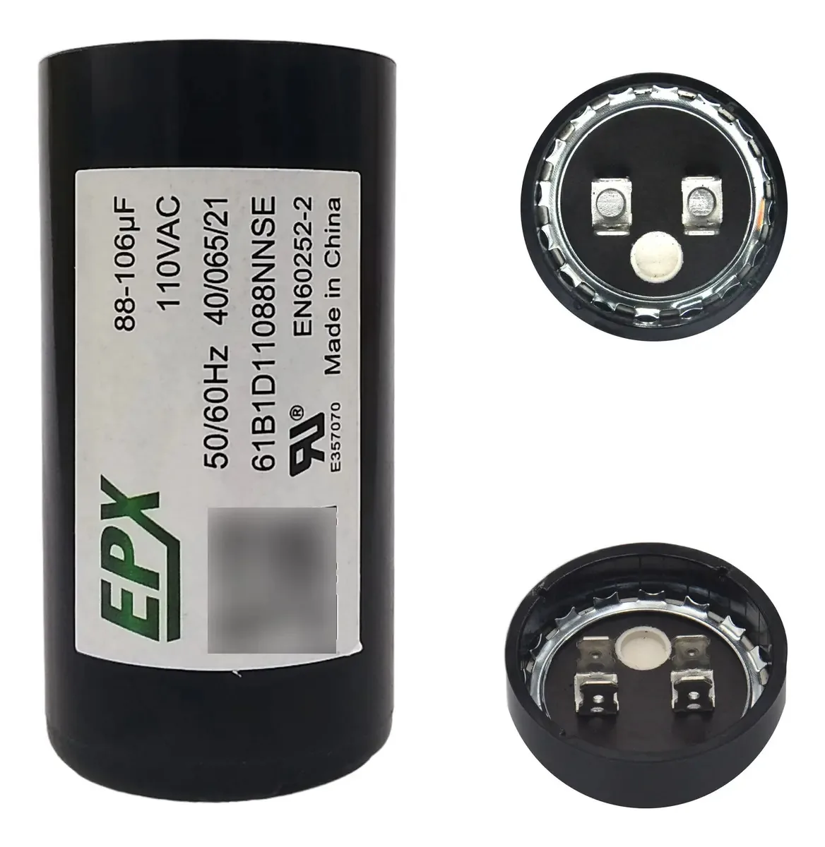 Capacitor Eletrolitico 88uf 110v Epx