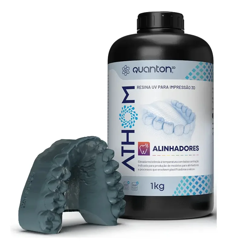 Resina Quanton3d Alinhadores 1kg Cor Dark Grey