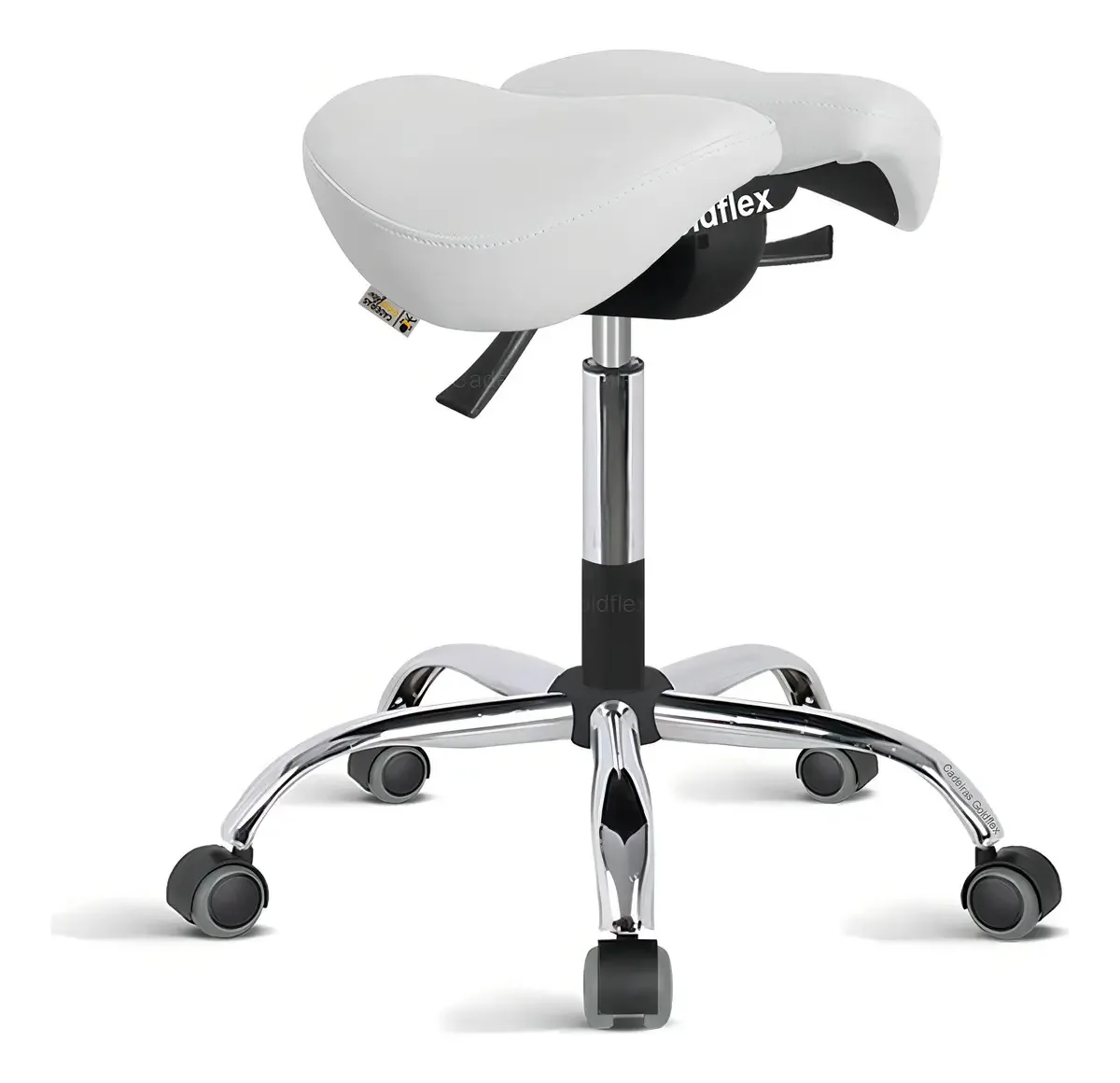 Mocho Sela Bipartido Ergonômico Odonto Tatuador Rce Branco