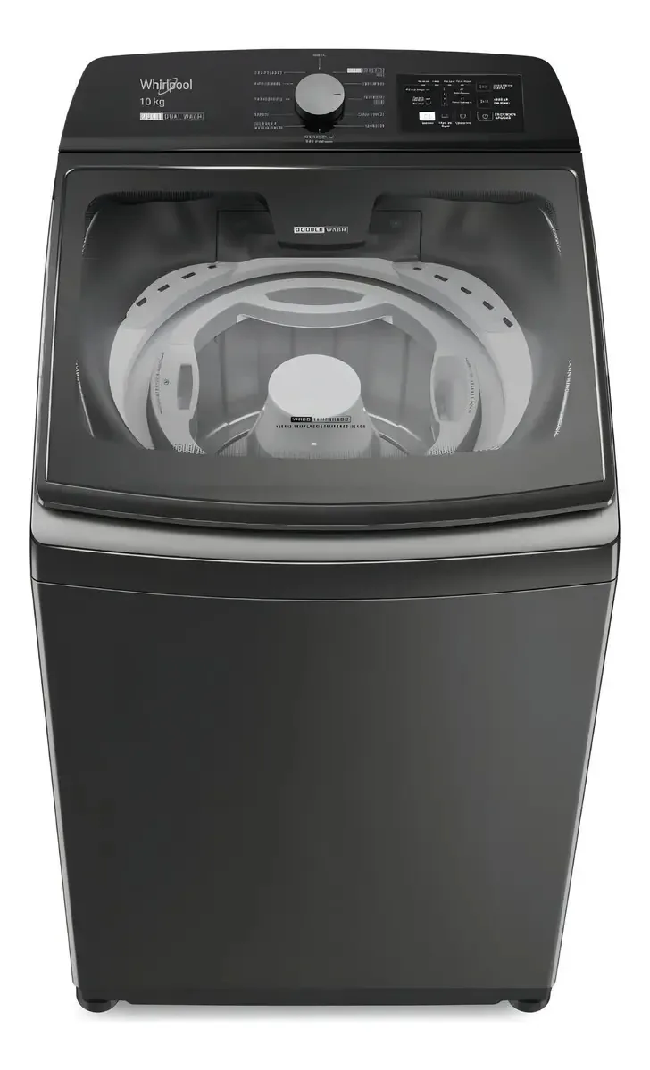 Máquina de lavar automática Whirlpool hasta 10kg - titânio