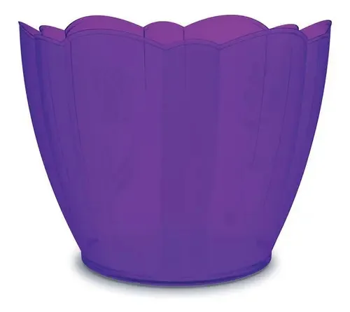 Vaso Decorativo Helsim Roxo para Flores ou Frutas