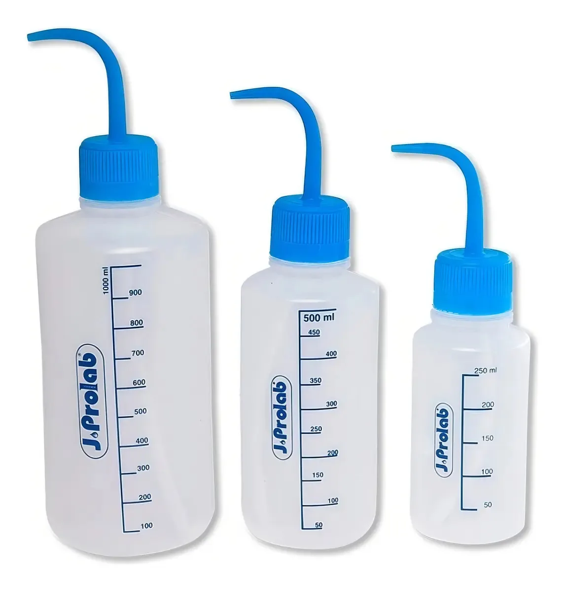 Kit 3 Pissetas Em Polipropileno Graduadas 250ml/500ml/1000ml
